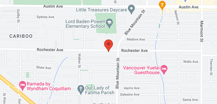 map of 838 ROCHESTER AVENUE